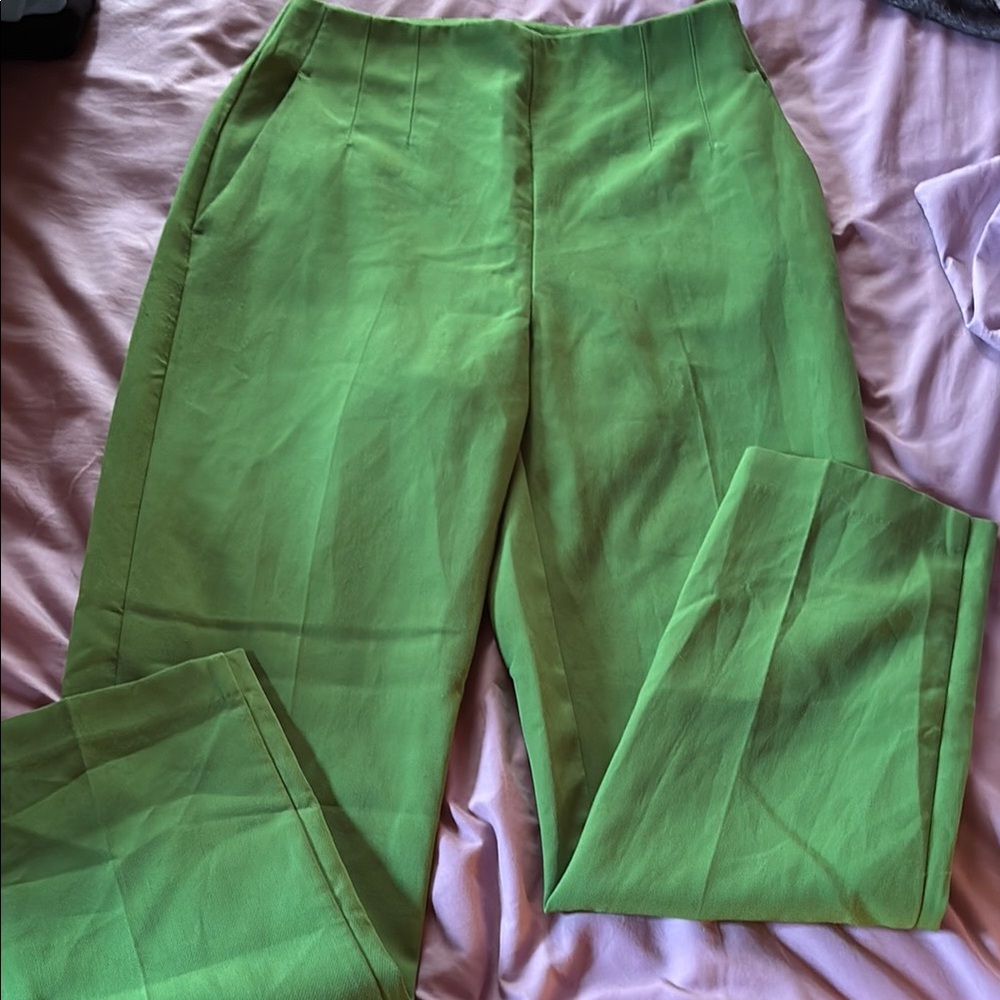 Dynamite Green Tailored Trousers